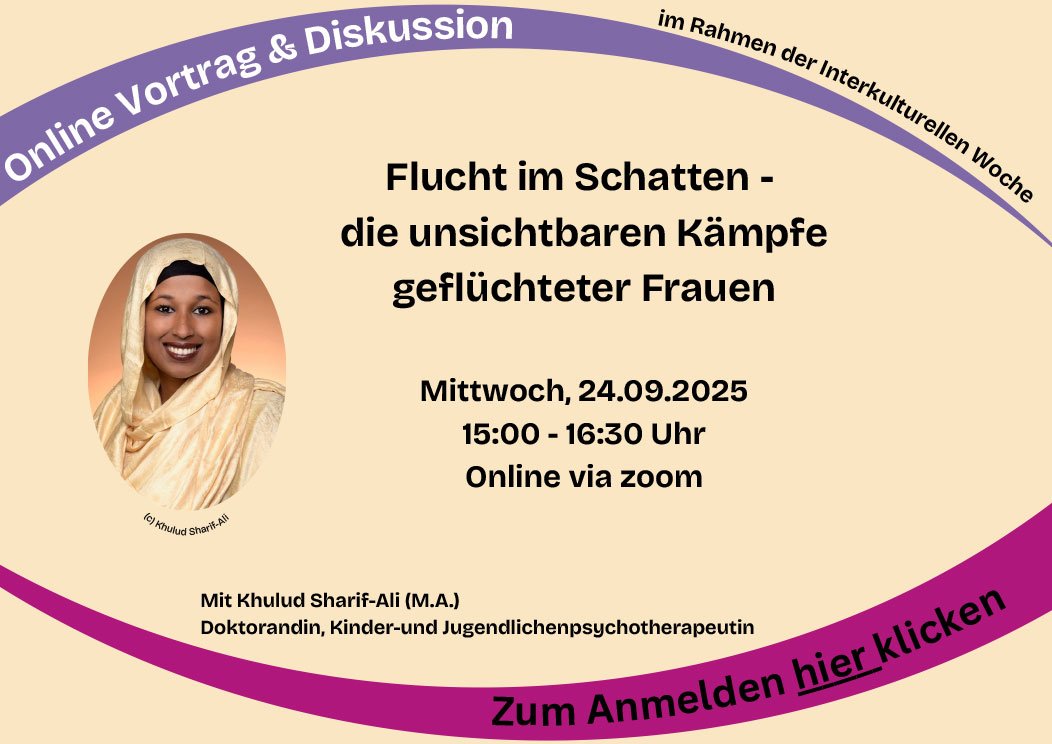 Flucht im Schatten – die unsichtbaren Kämpfe geflüchteter Frauen (c) Caritas RheinBerg