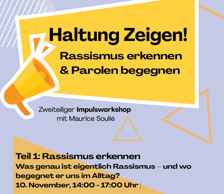 „Haltung Zeigen! Rassismus erkennen & Parolen begegnen“ (c) Caritas RheinBerg